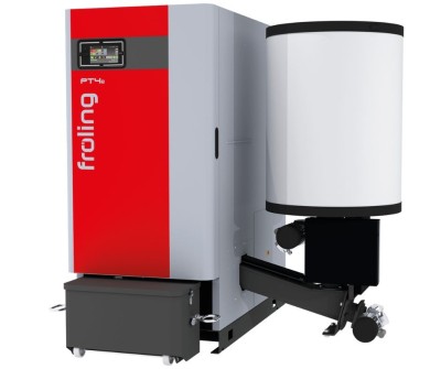 Pelletikatel PT4e 180 kW vaakumtäitega Fröling