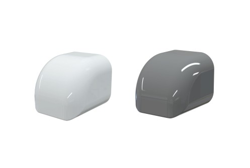 Karbiku lõpetus EXCELLENS TC 90⁰ nurk üles/alla 72x64 mm karbikule beež