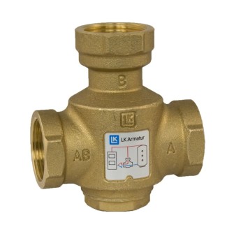 Термостатический смеситель DN32, 50°С, квс 12, LK 823 ThermoVar